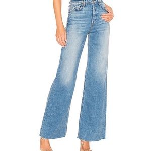 GRLFRND Carla High Rise Wide Leg Jeans